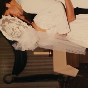 Vintage Appliqued Lace Wedding Hat